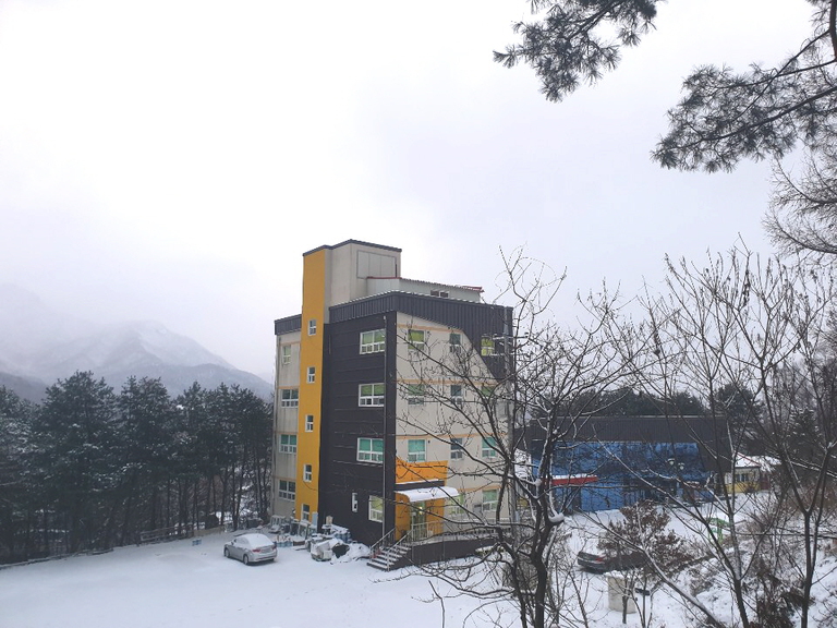 요양원에 눈이 왔어요~! 01